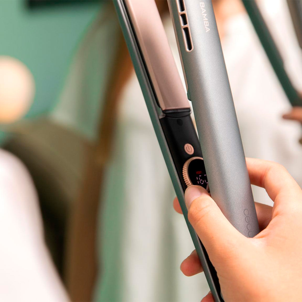 Plancha de pelo Cecotec Bamba RitualCare Ionic Sphere tecnología Ion Real gris  2