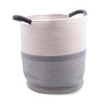 Cesta multiusos MOA Vinthera blanco/gris Ø31x38 cm