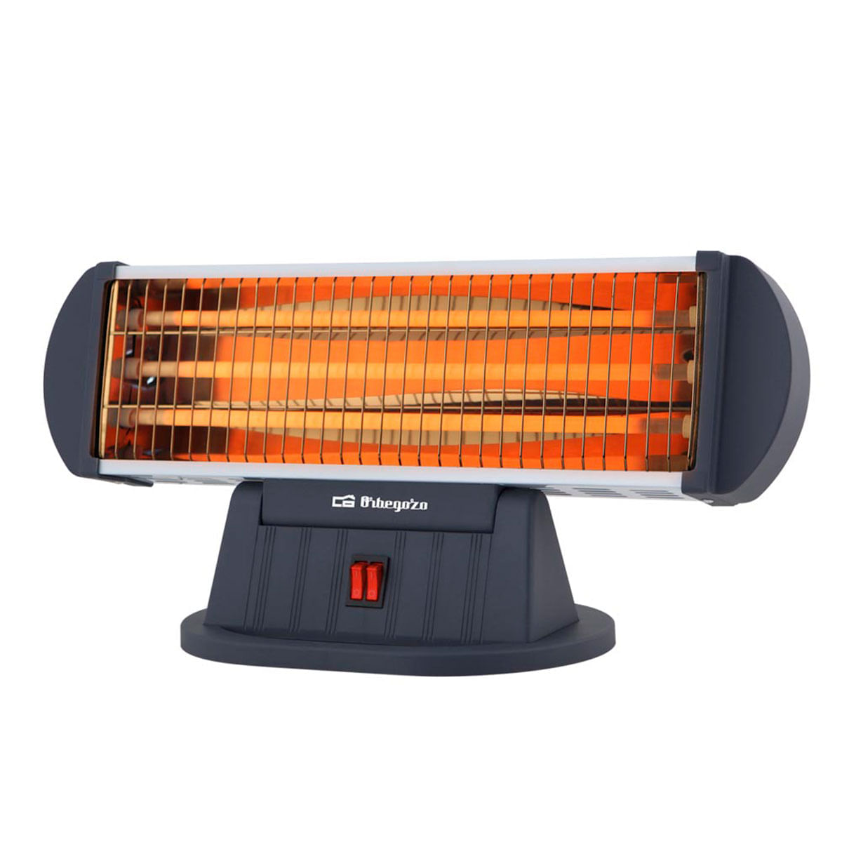 Estufa de cuarzo Orbegozo BP 0204 1200W 3 niveles  negro