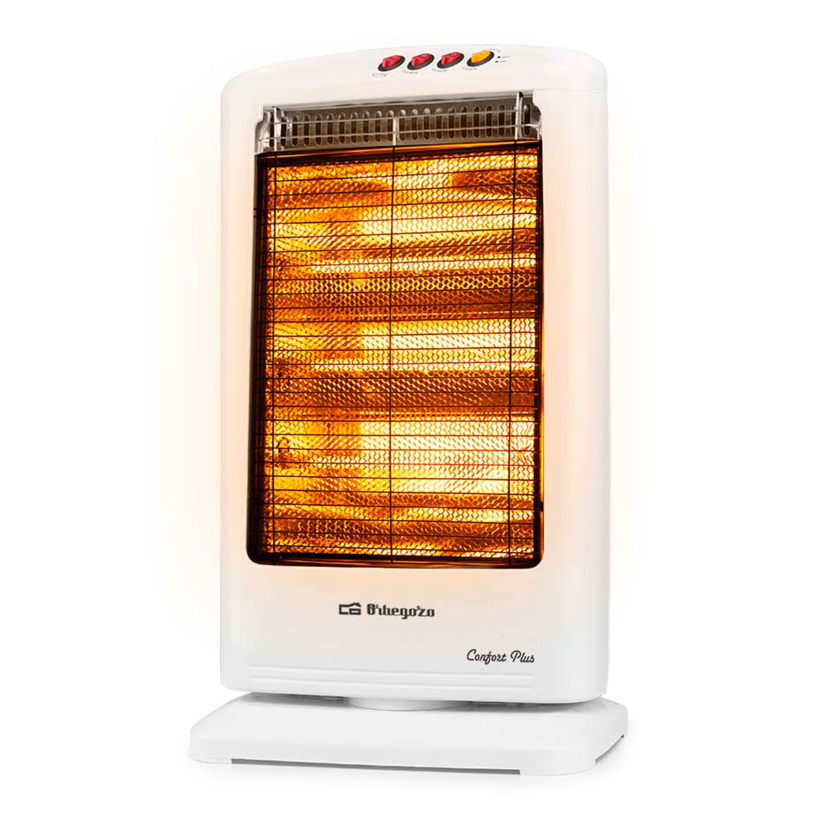 Estufa halógena Orbegozo BP 0303 B 1200W oscilante blanco