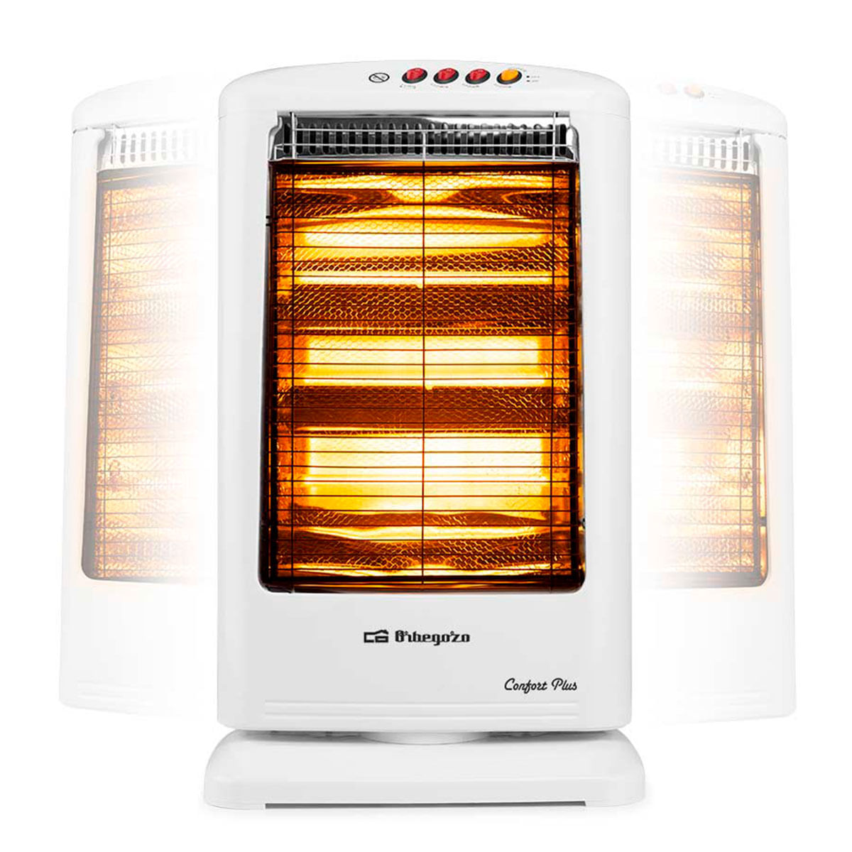 Estufa halógena Orbegozo BP 0303 B 1200W oscilante blanco 3