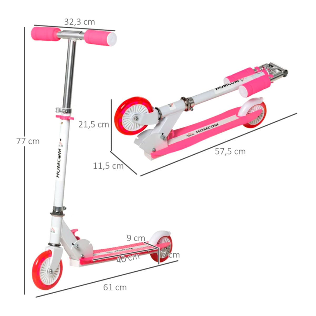 patinete-infantil-homcom-2-ruedas-luces-led-rosa-medidas