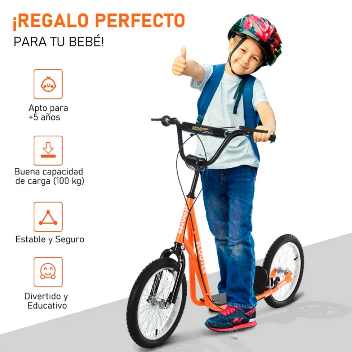 patinete-infantil-manillar-ajustable-doble-freno-regalo