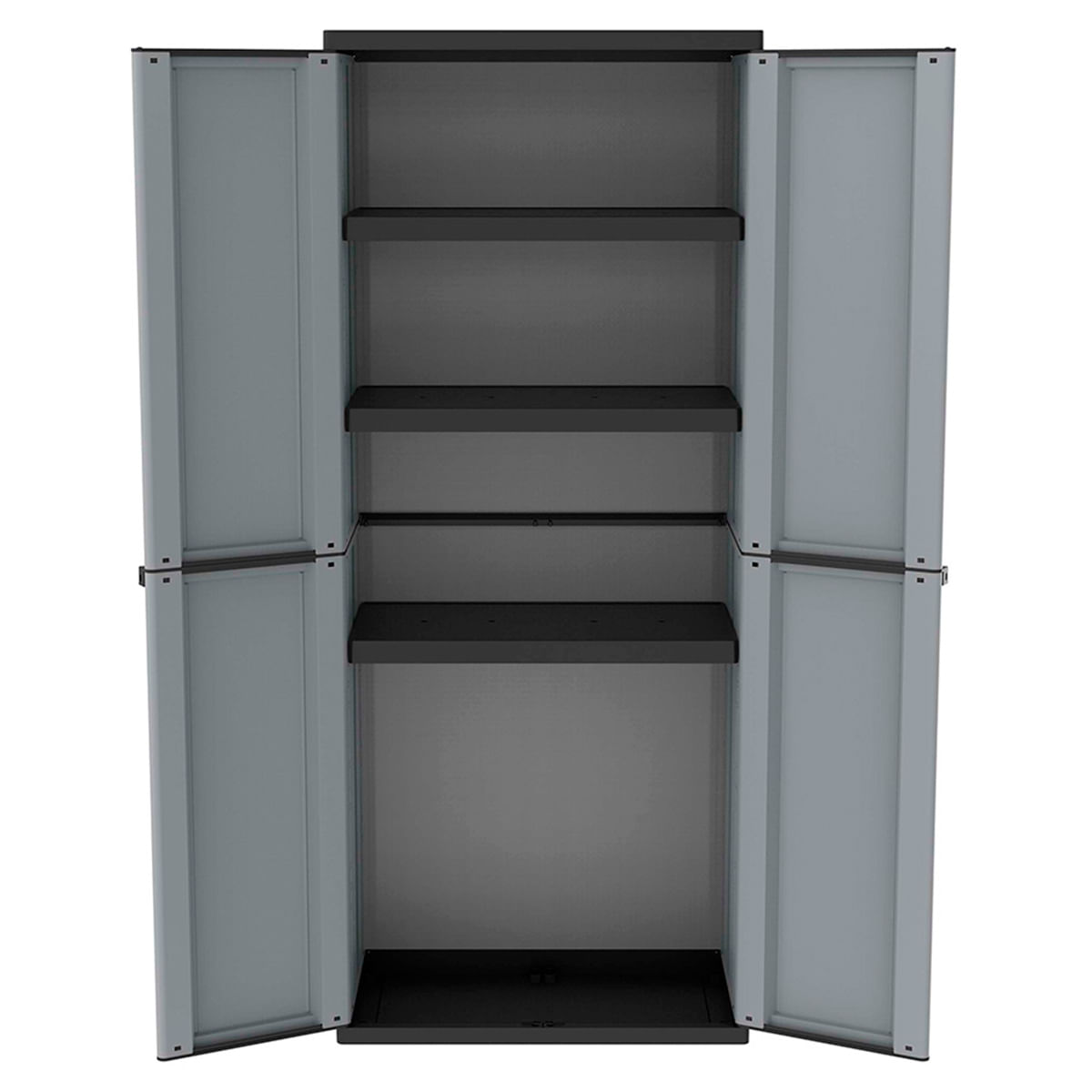 Armario multiusos JLine 268 2 puertas abatibles gris 163,5x68x37,5 cm 2