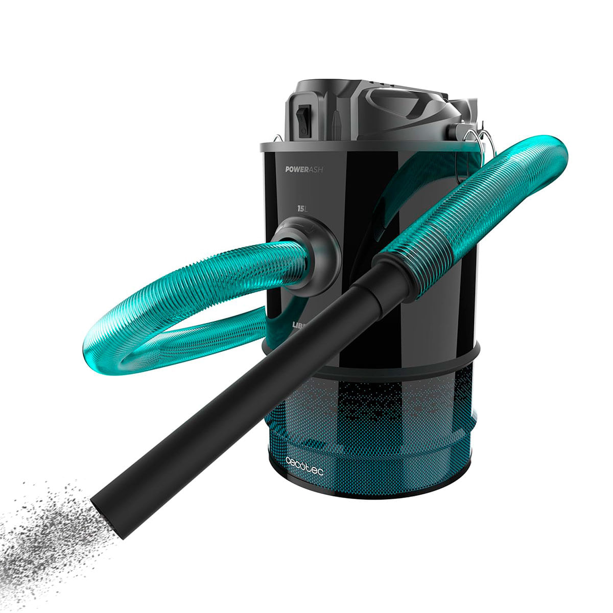 Aspirador de cenizas Cecotec Conga Ash 7000 Liberty 120W 15L negro