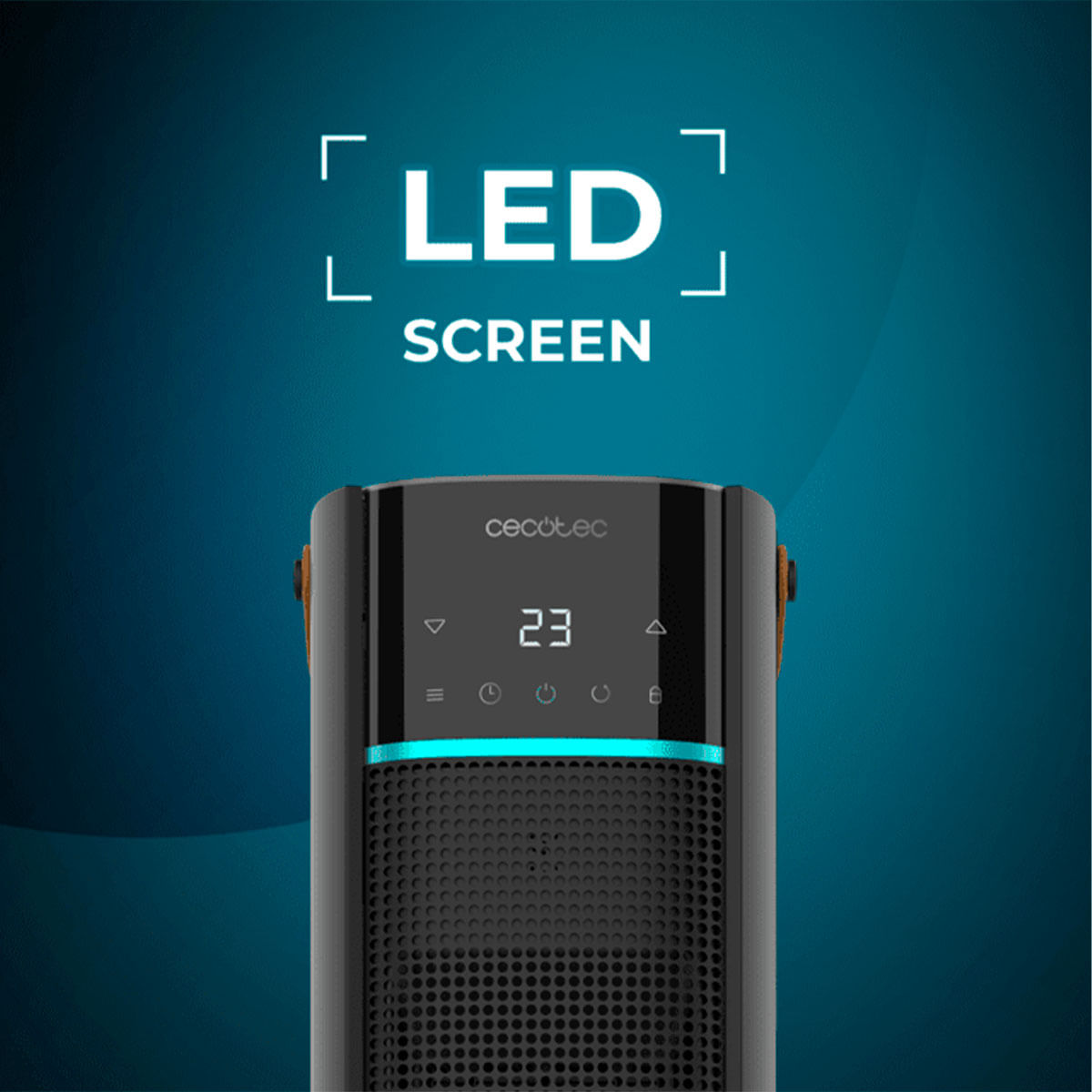 Calefactor cerámico Cecotec ReadyWarm 2070 Max Ceramic Rotate Smart 2000W oscilante negro 4