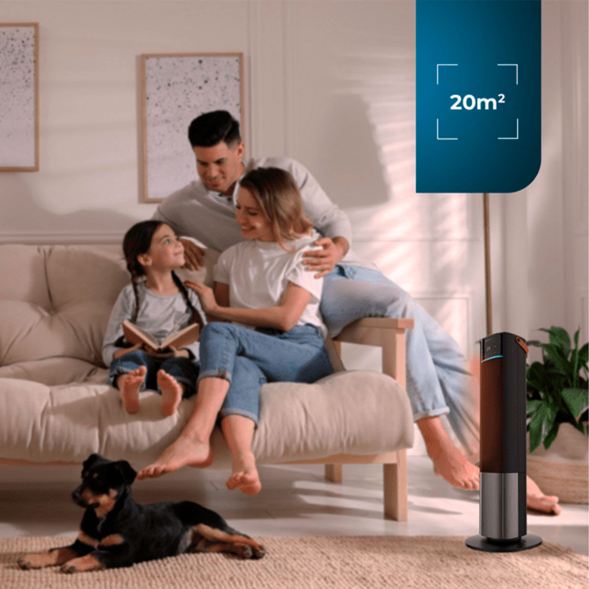 Calefactor cerámico Cecotec ReadyWarm 2070 Max Ceramic Rotate Smart 2000W oscilante negro 7