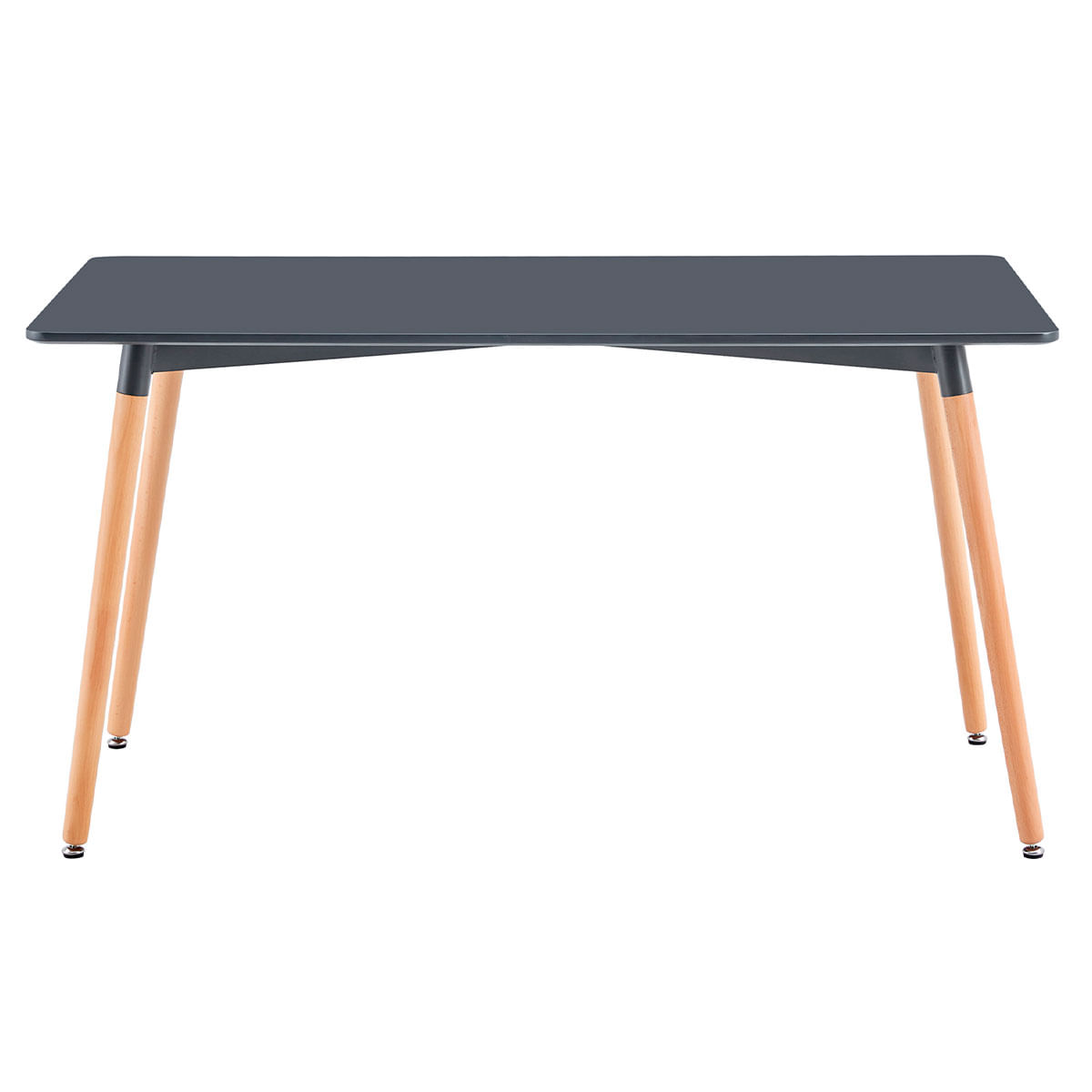 Mesa de comedor Nordika rectangular gris 74,5x120x80 cm 2