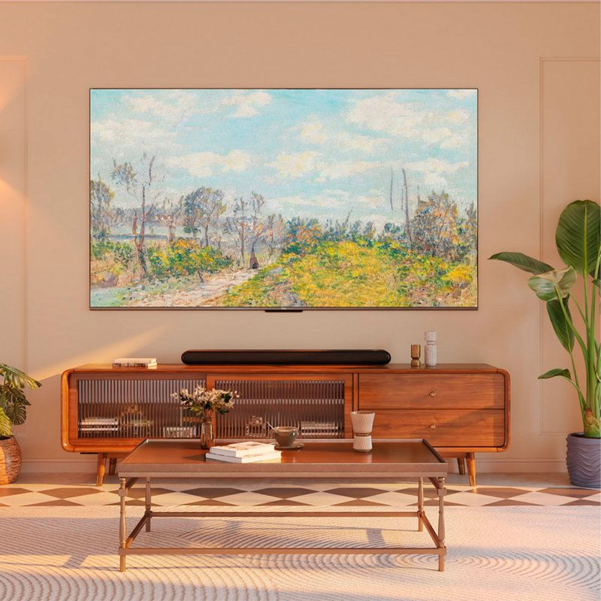 Televisor Smart TV TCL C64 Series 55’’ QLED 4K UHD Google TV G negro 6