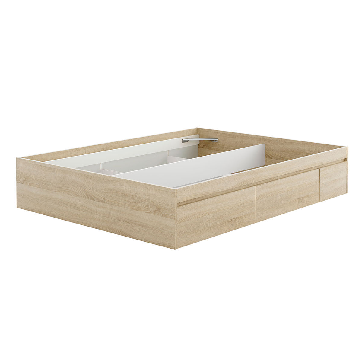 Cama-Bed-4-cajones-roble-claro-37x156x196-cm