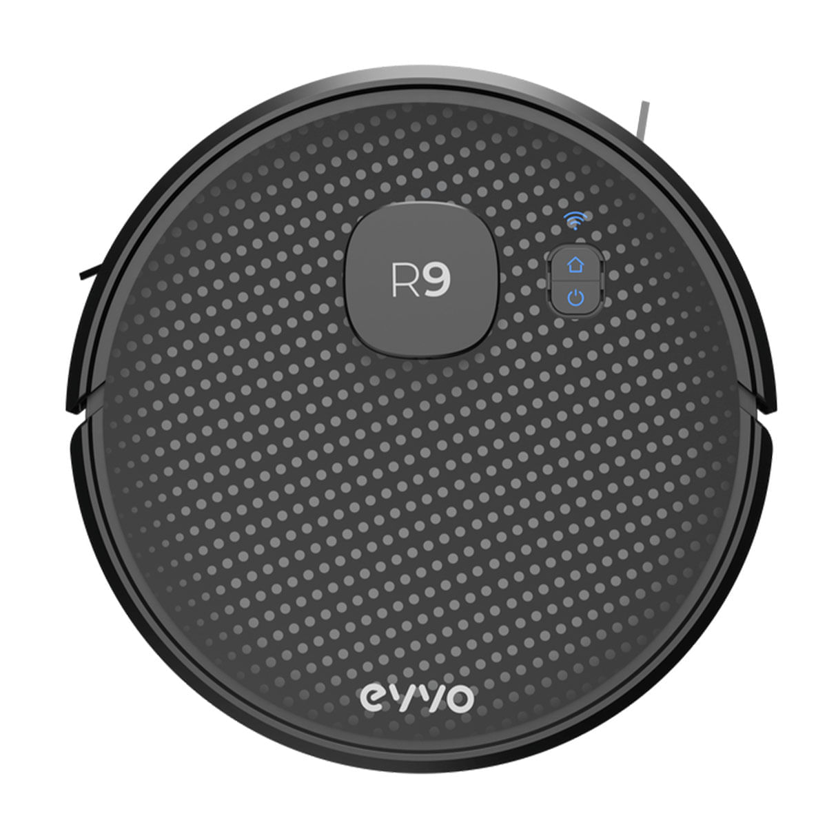 Robot aspirador Evvo R9 Láser 3000Pa 4 en 1 con base de autovaciadoWiFi negro