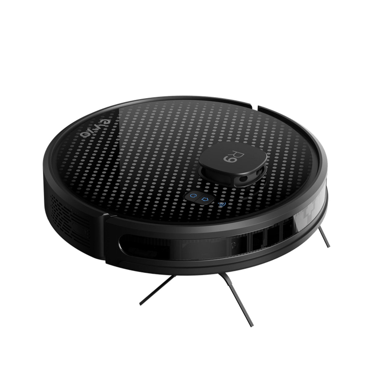 Robot aspirador Evvo R9 Láser 3000Pa 4 en 1 con base de autovaciado WiFi negro 3