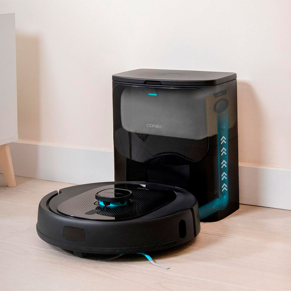Robot aspirador Cecotec Conga 8290 Immortal Ultra Power Home Genesis 7000Pa 4 en 1 WiFi negro 5
