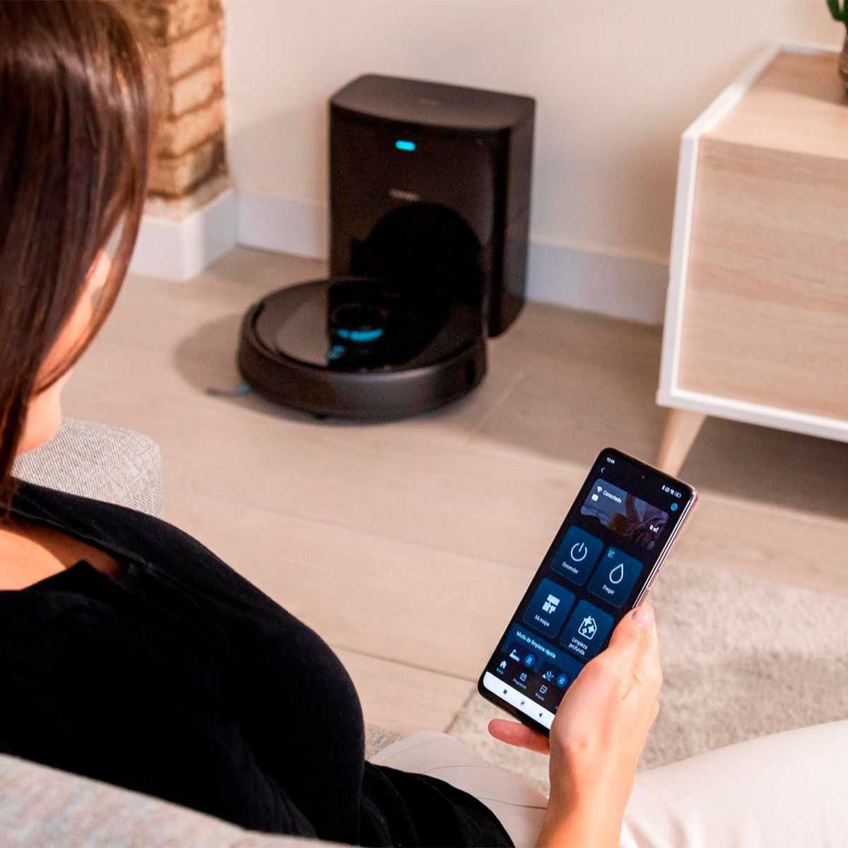 Robot aspirador Cecotec Conga 8290 Immortal Ultra Power Home Genesis 7000Pa 4 en 1 WiFi negro 6