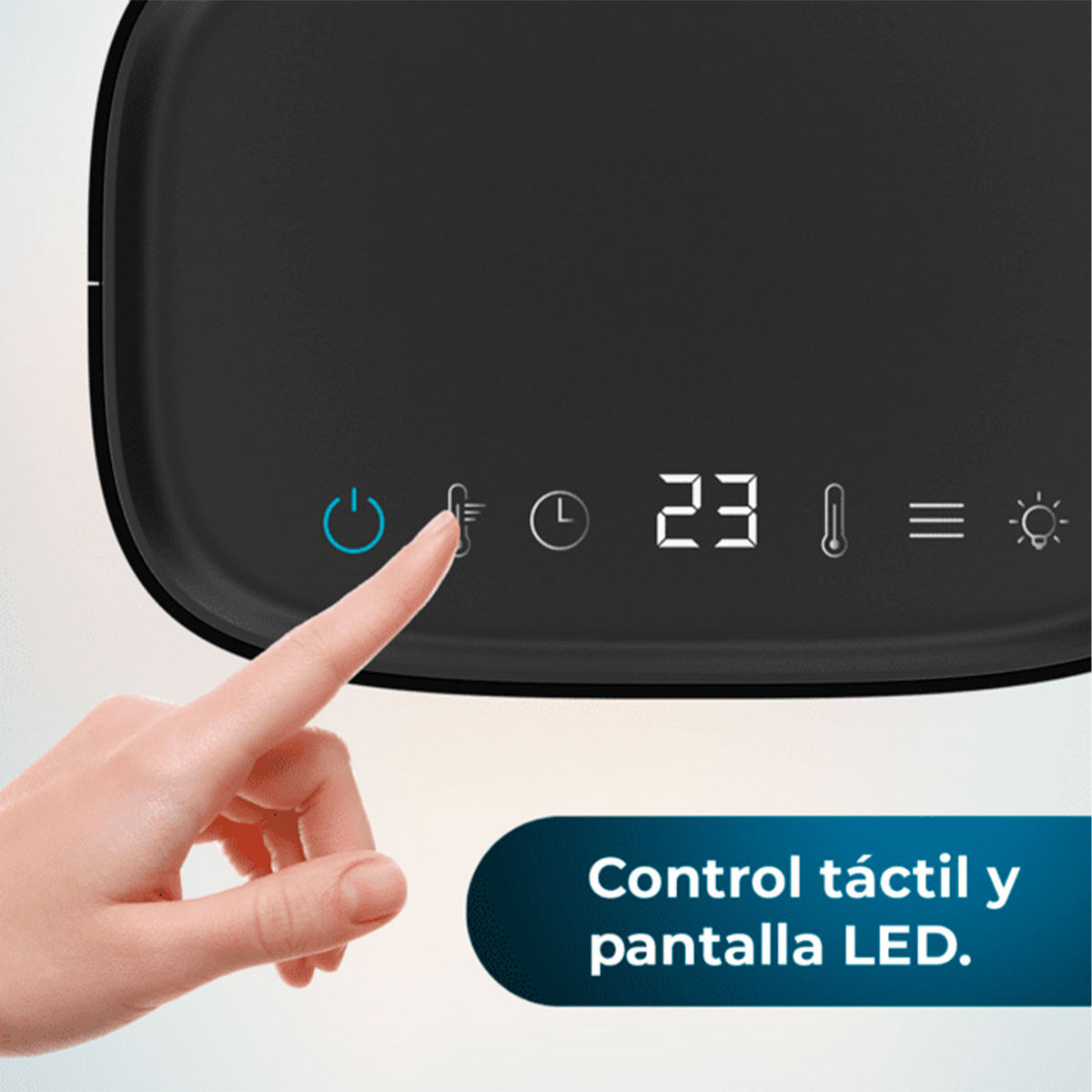Calefactor cerámico Cecotec ReadyWarm 1570 Max Ceramic Smart Black 1500W con temporizador negro 5