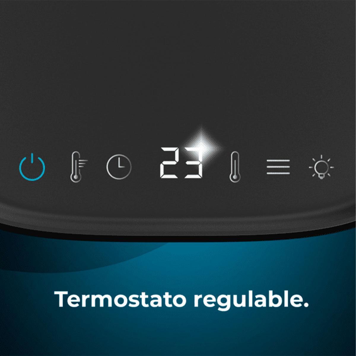 Calefactor cerámico Cecotec ReadyWarm 1570 Max Ceramic Smart Black 1500W con temporizador negro 7