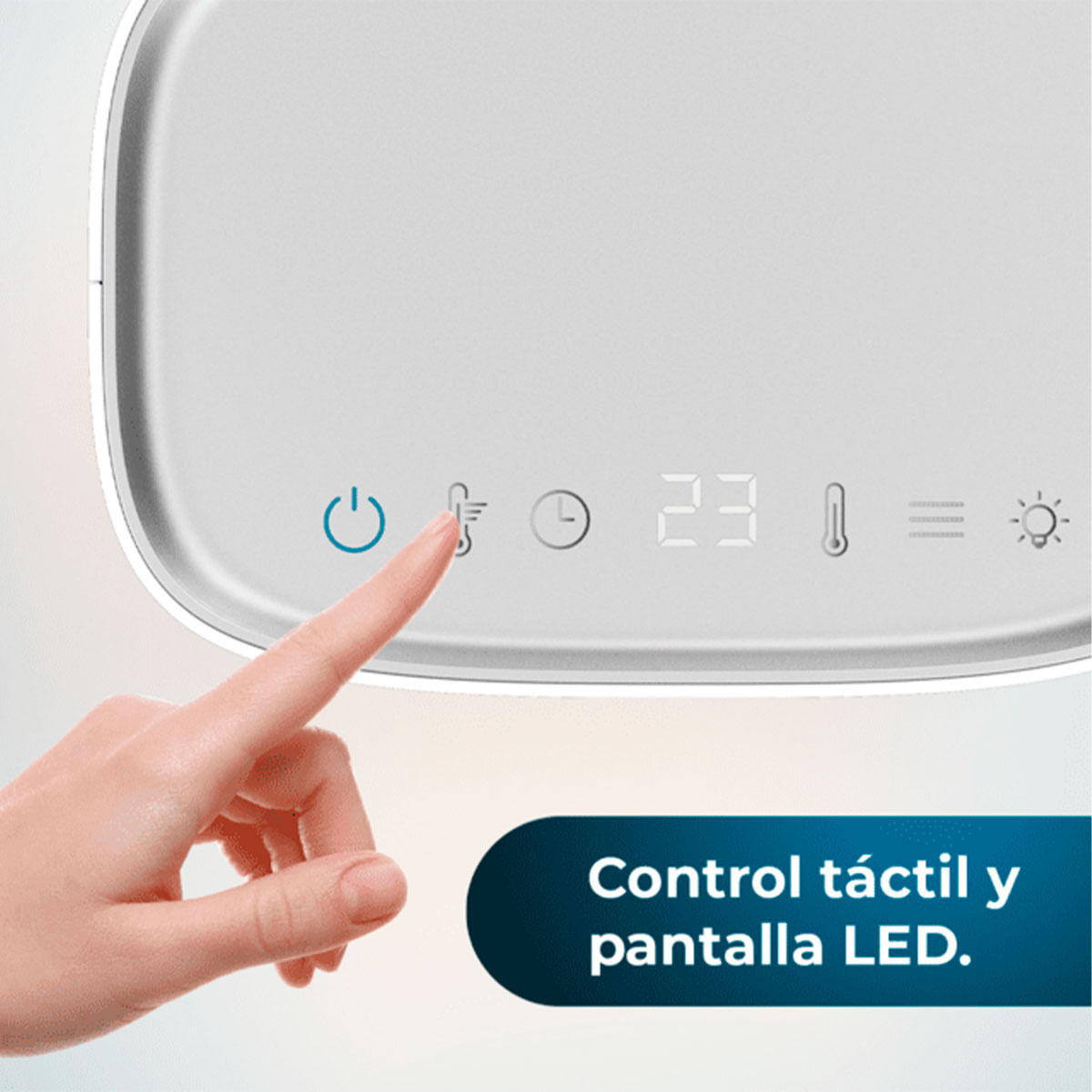 Calefactor cerámico Cecotec ReadyWarm 1570 Max Ceramic Rotate Smart 1500W oscilante blanco 4