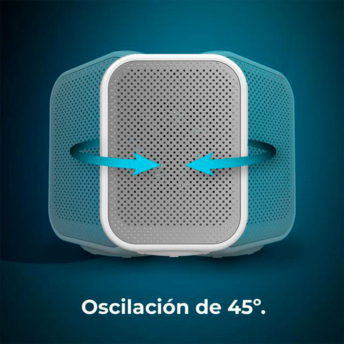 Calefactor cerámico Cecotec ReadyWarm 1500 Max Ceramic Rotate 1500W oscilante blanco 4