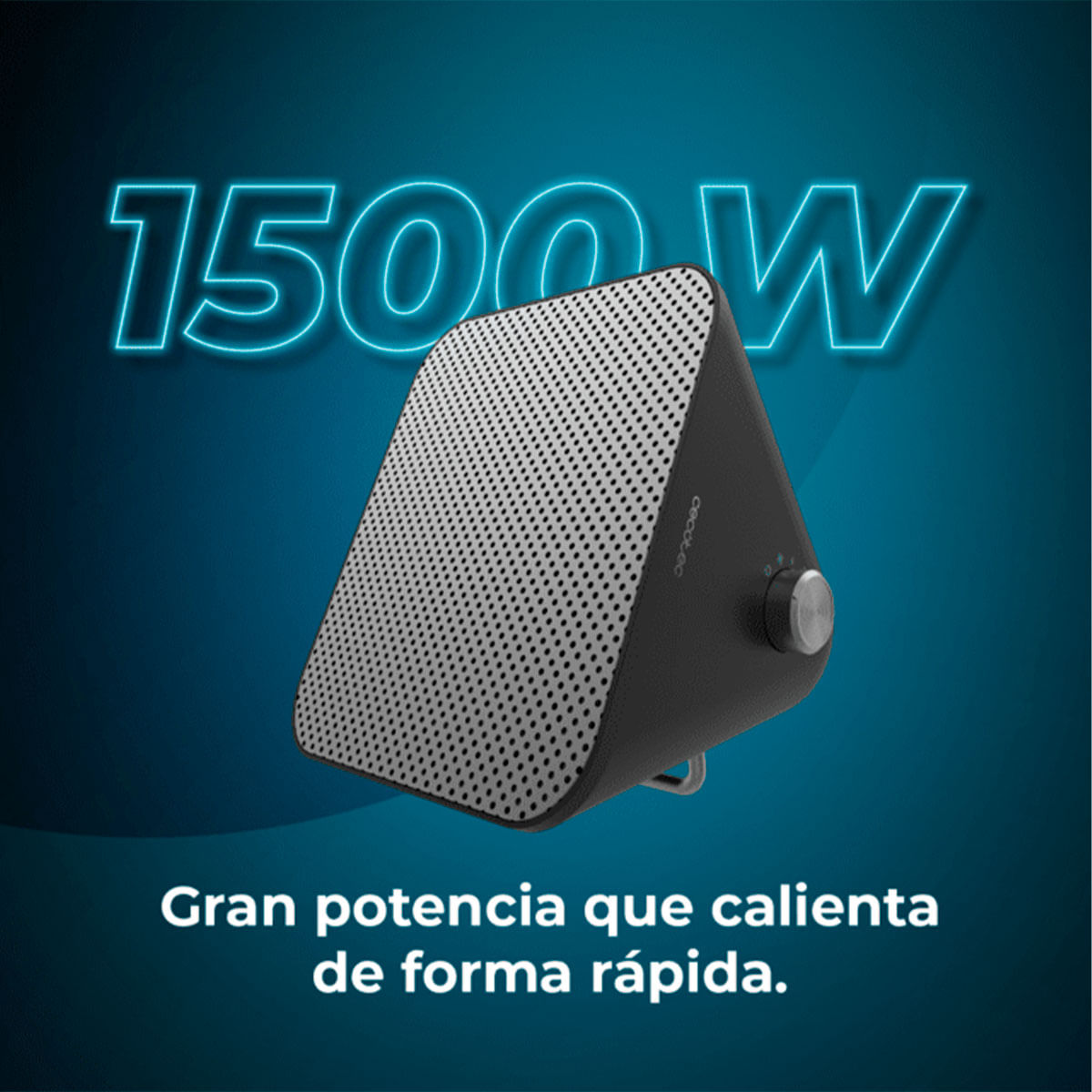 Calefactor cerámico Cecotec ReadyWarm 1500 Max Ceramic Design 1500W negro 2