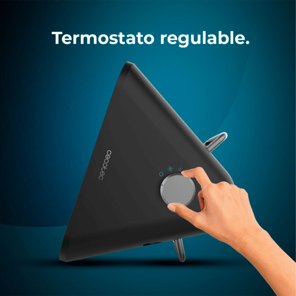 Calefactor cerámico Cecotec ReadyWarm 1500 Max Ceramic Design 1500W negro 3