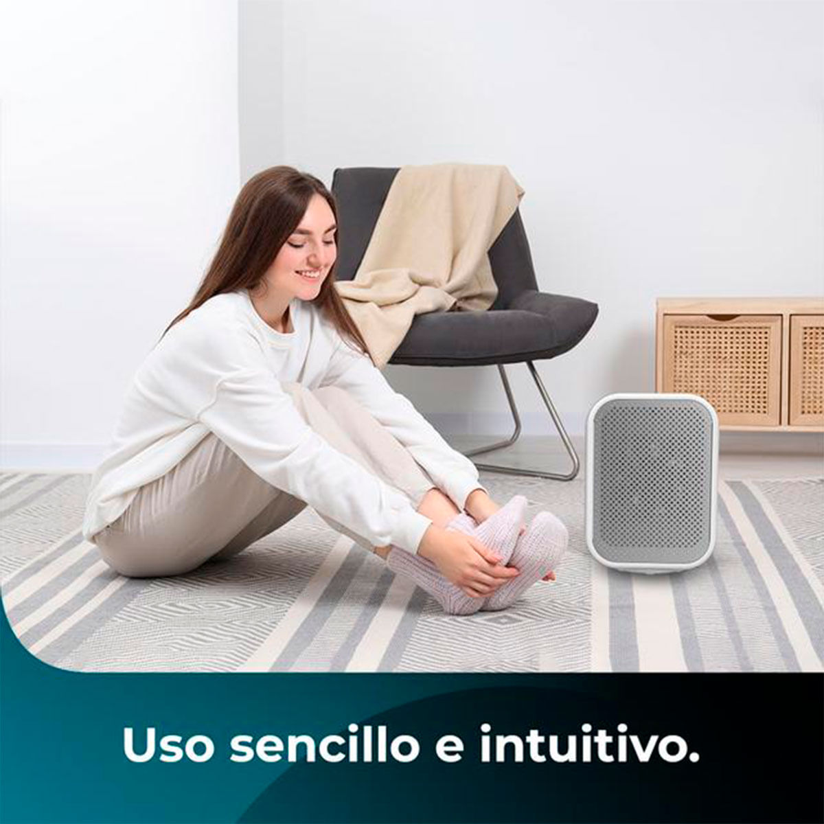 Calefactor cerámico Cecotec ReadyWarm 1500 Max Ceramic 1500W blanco 6