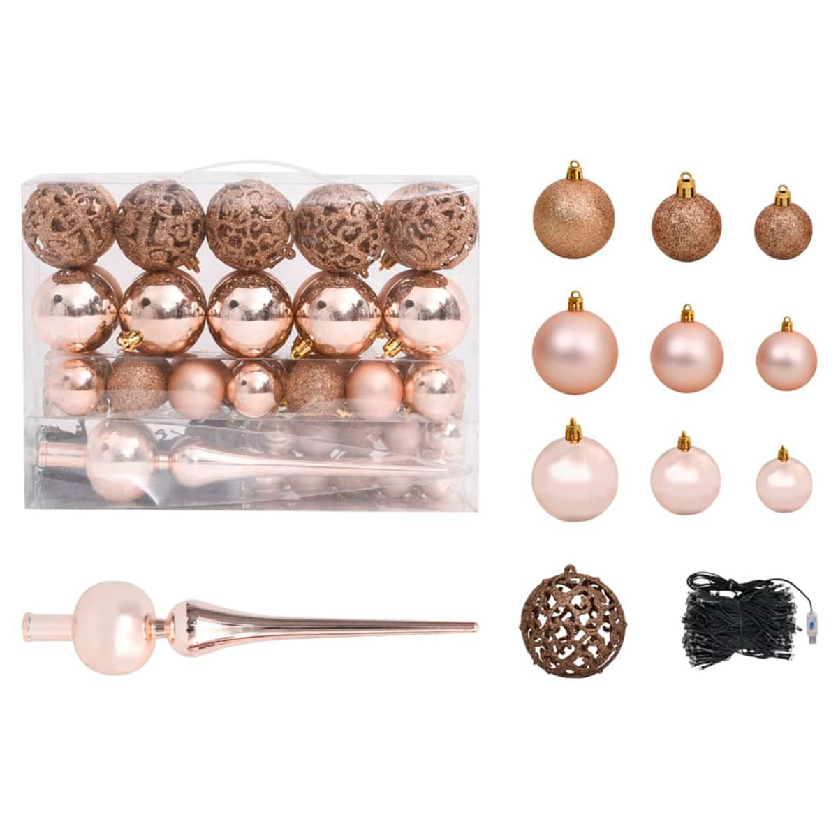 arbol-de-navidad-artificial-luces-y-bolas-rosas-accesorios
