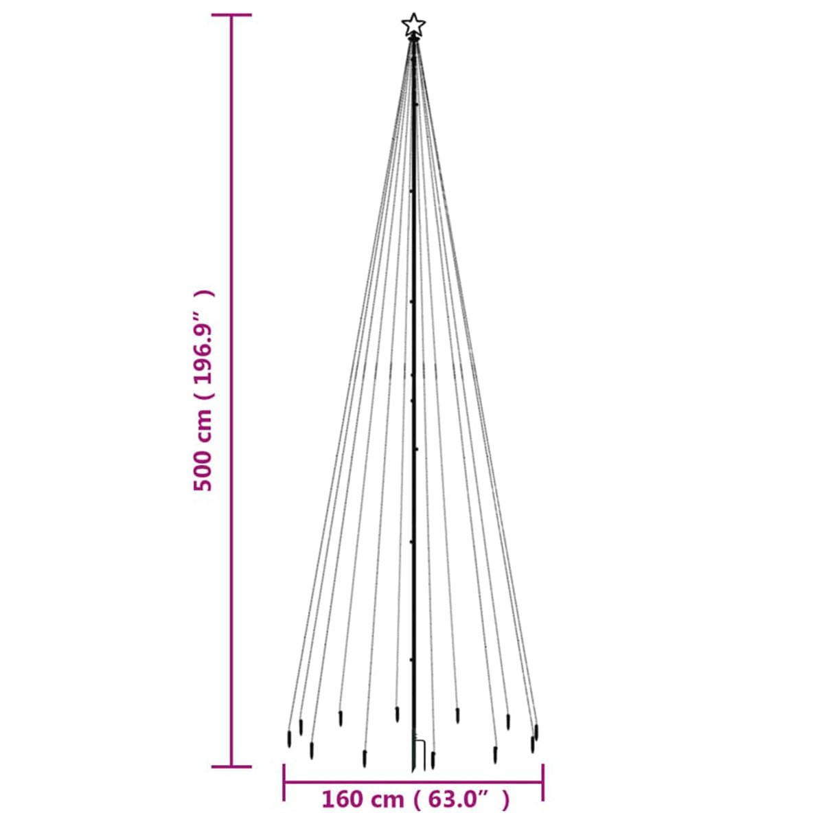arbol-de-navidad-con-pincho-732-luces-azul-500cm-medidas