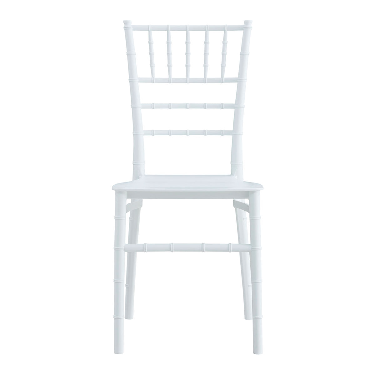 Pack de 4 sillas de comedor Tiffany uso interior y exterior blanco 3