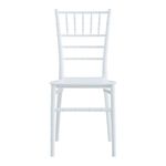 Pack de 4 sillas de comedor Tiffany uso interior y exterior blanco 3