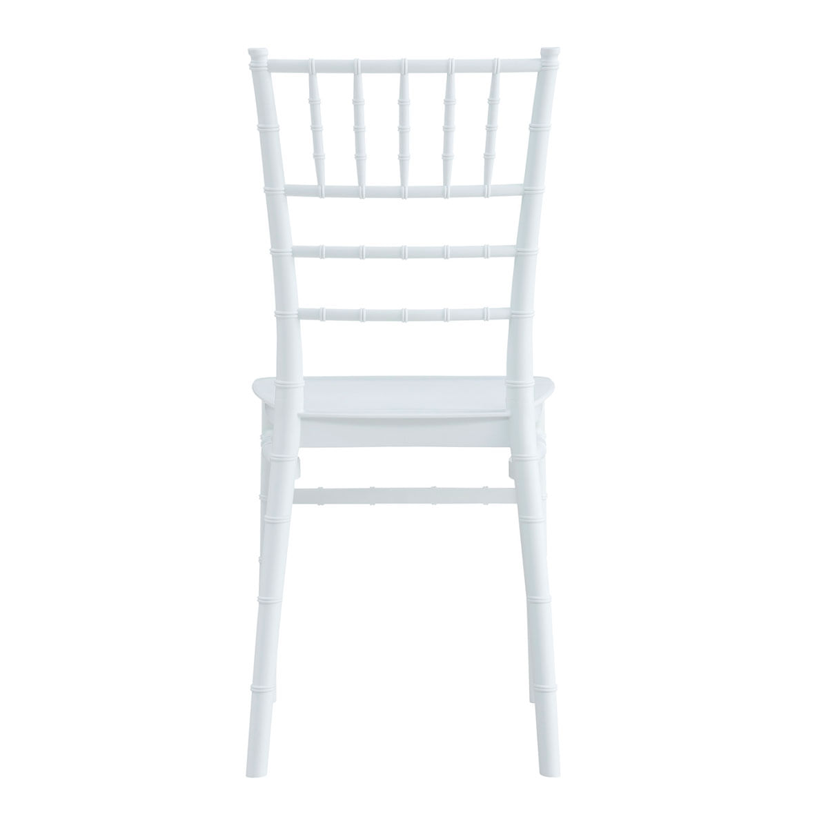 Pack de 4 sillas de comedor Tiffany uso interior y exterior blanco 5