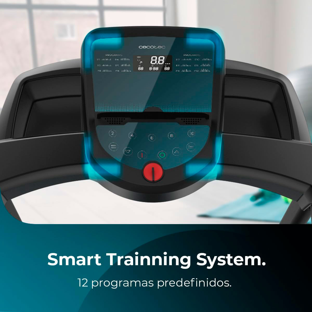 Cinta de correr Cecotec DrumFit WayHome 1500 Sprint 900W 15km/h negro 3