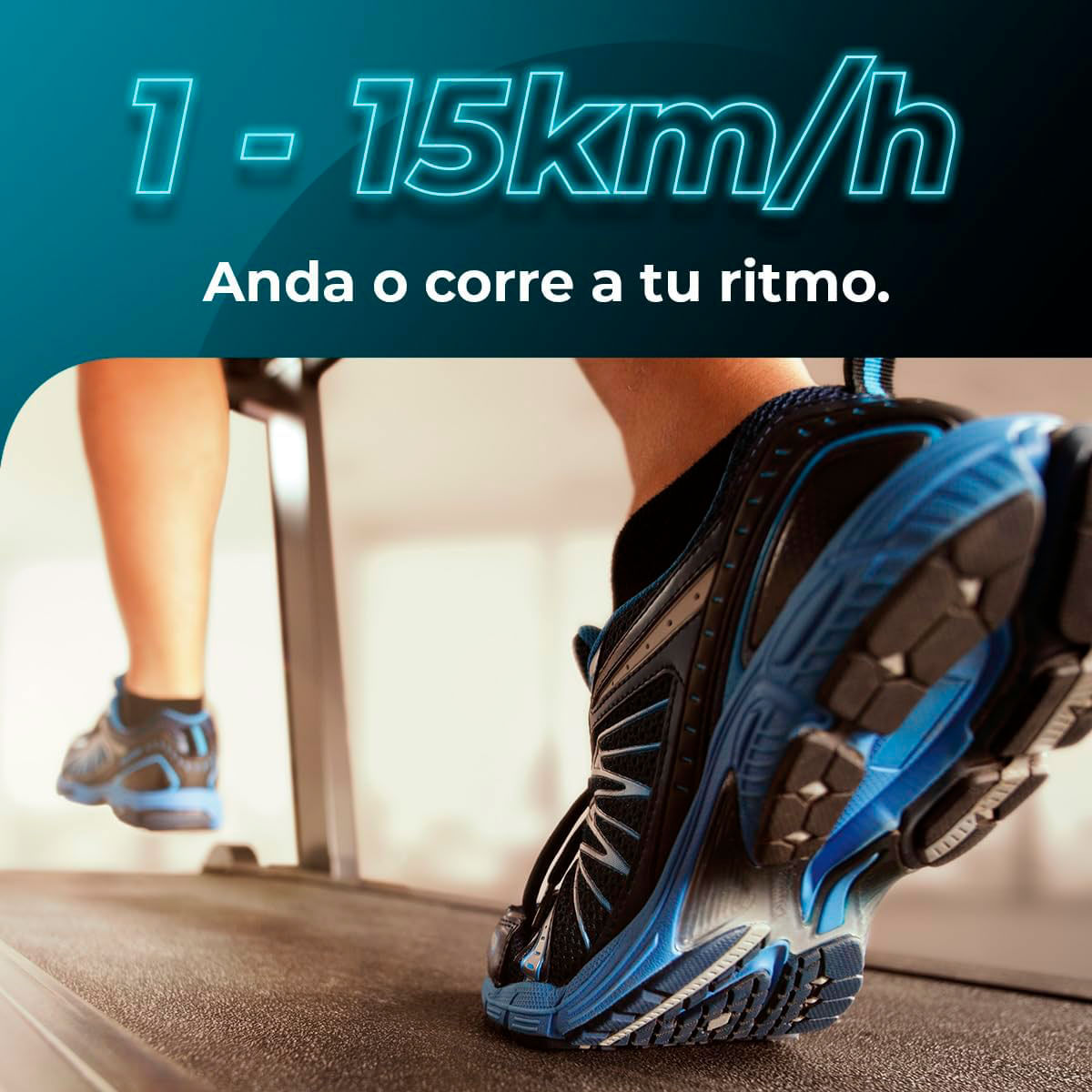 Cinta de correr Cecotec DrumFit WayHome 1500 Sprint 900W 15km/h negro 6