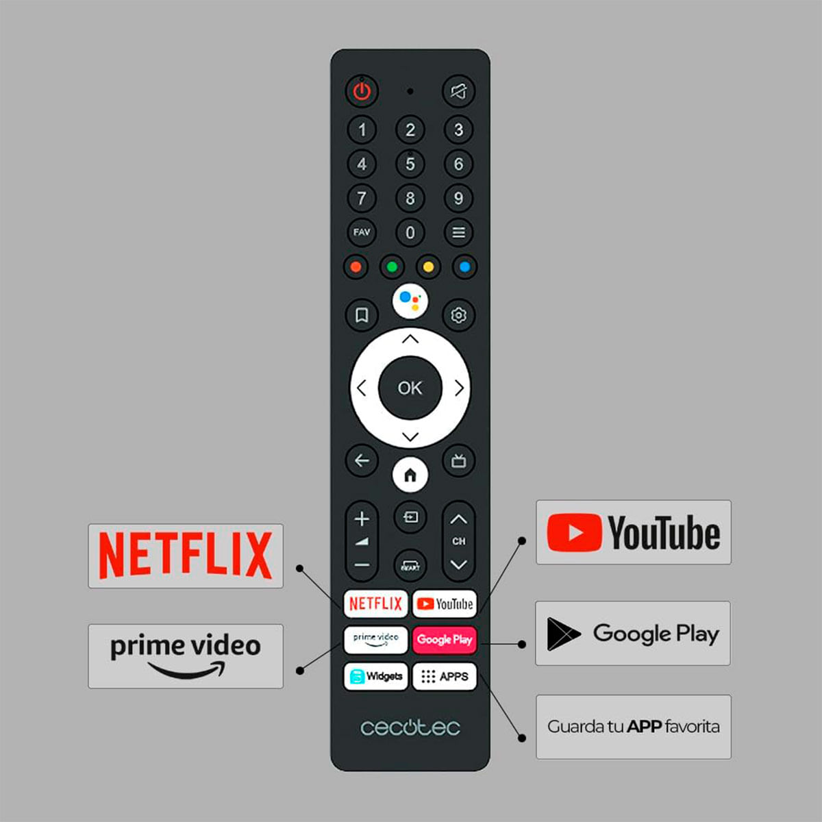 Televisor Smart TV Cecotec TV Cecotec LED A3 Series ALH30032S 32'' Full HD LED Android 11 F negro 5