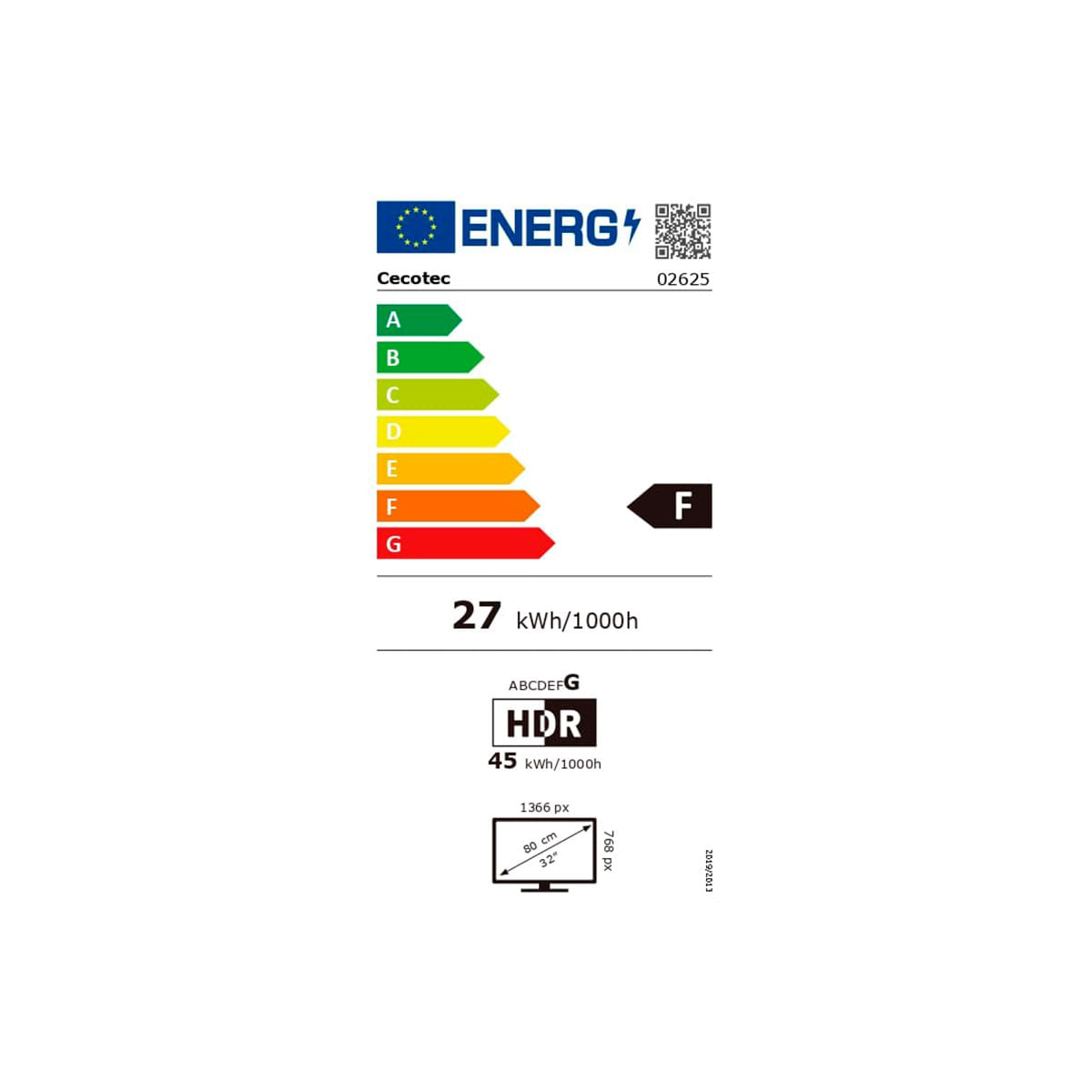 Televisor Smart TV Cecotec TV Cecotec LED A3 Series ALH30032S 32'' Full HD LED Android 11 F negro eficiencia-energetica