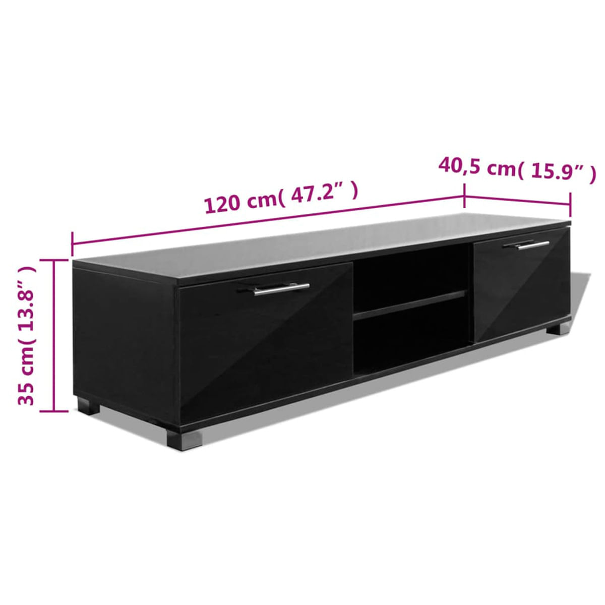 mueble-bajo-para-tv-2-armarios-2-estantes-negro-brillo-medidas