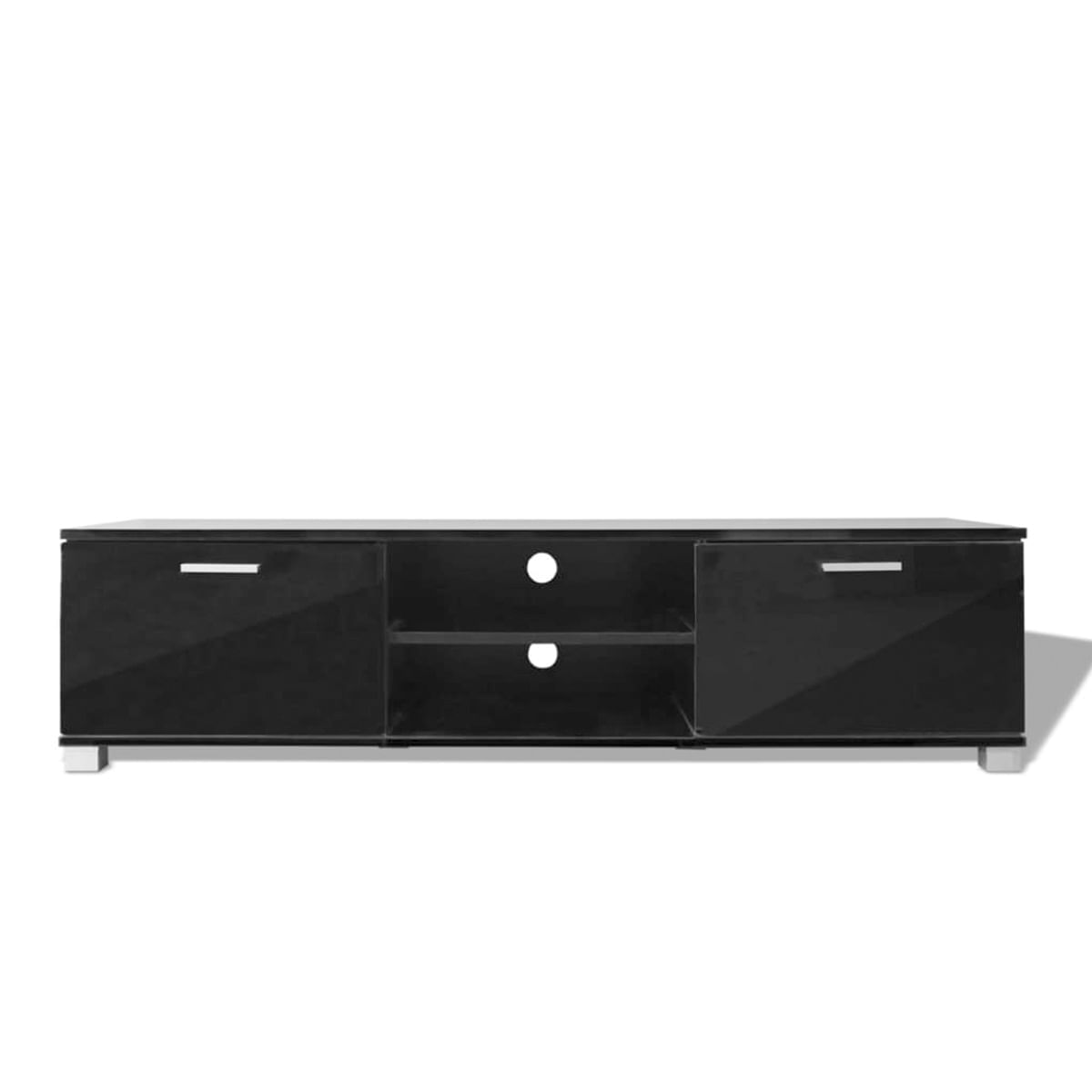 mueble-bajo-para-tv-negro-brillo-frente