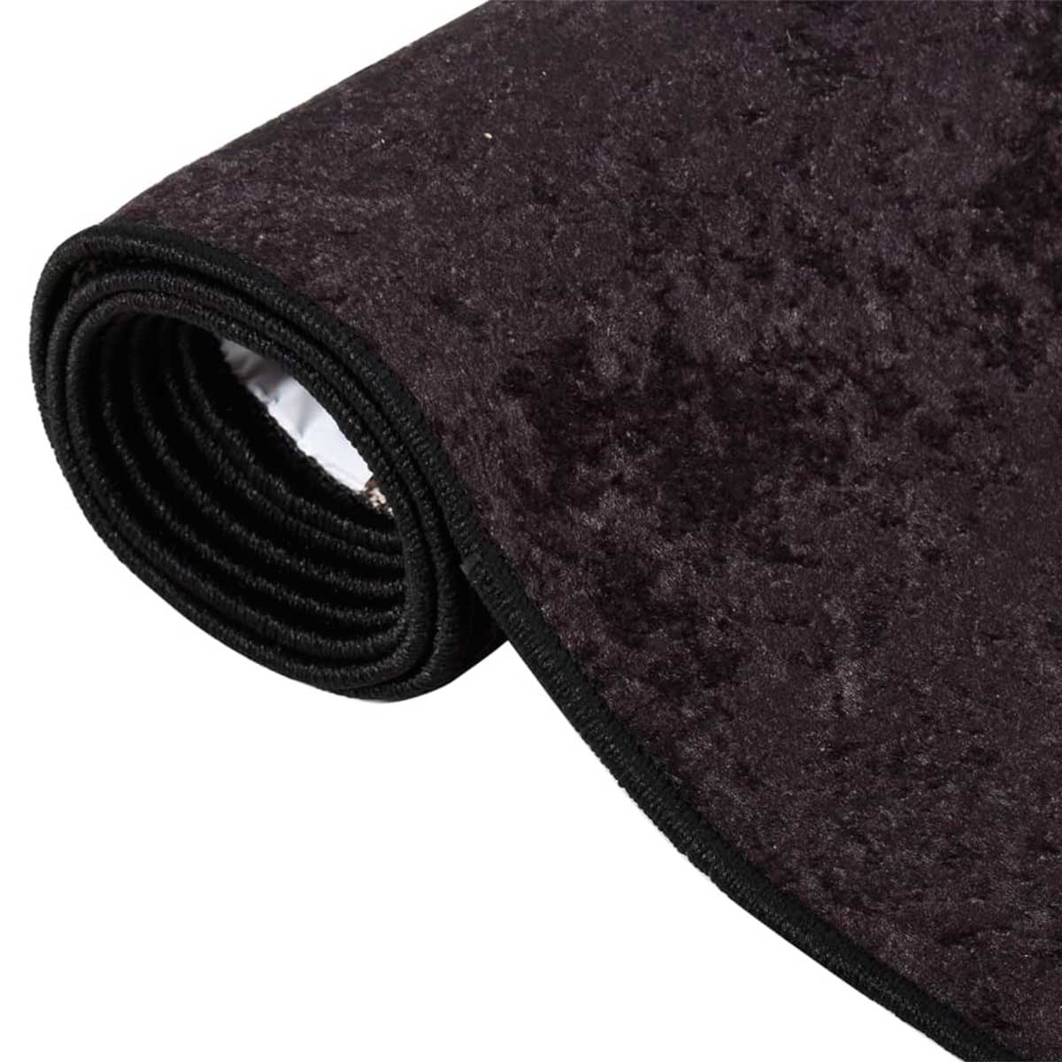 alfombra-lavable-antideslizante-antracita-enrrollada