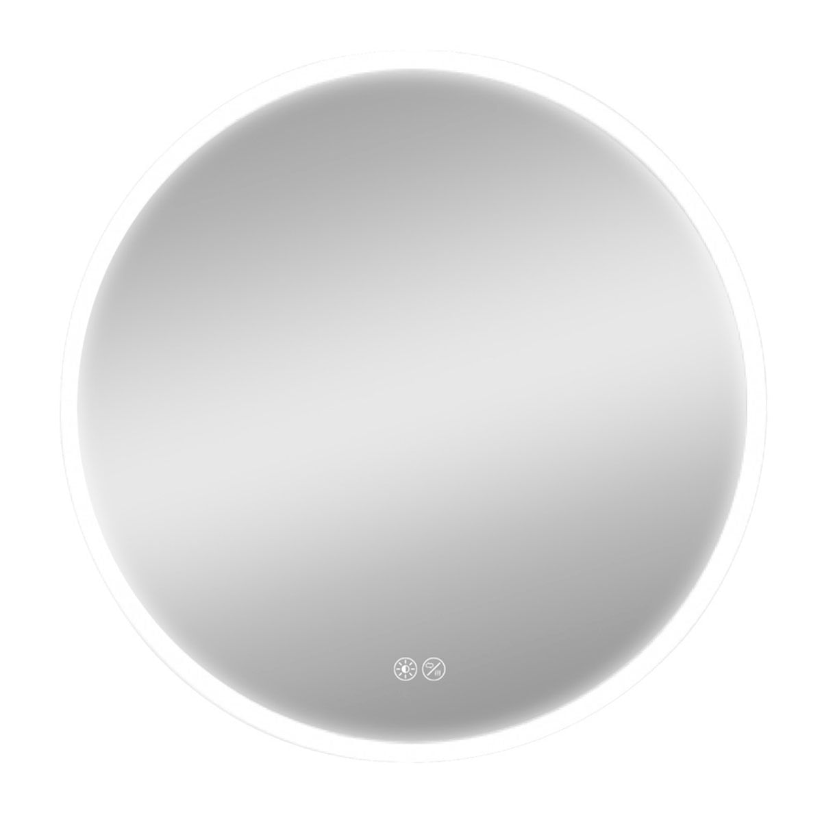 Espejo de baño EDM luz LED 20W forma circular Ø60 cm