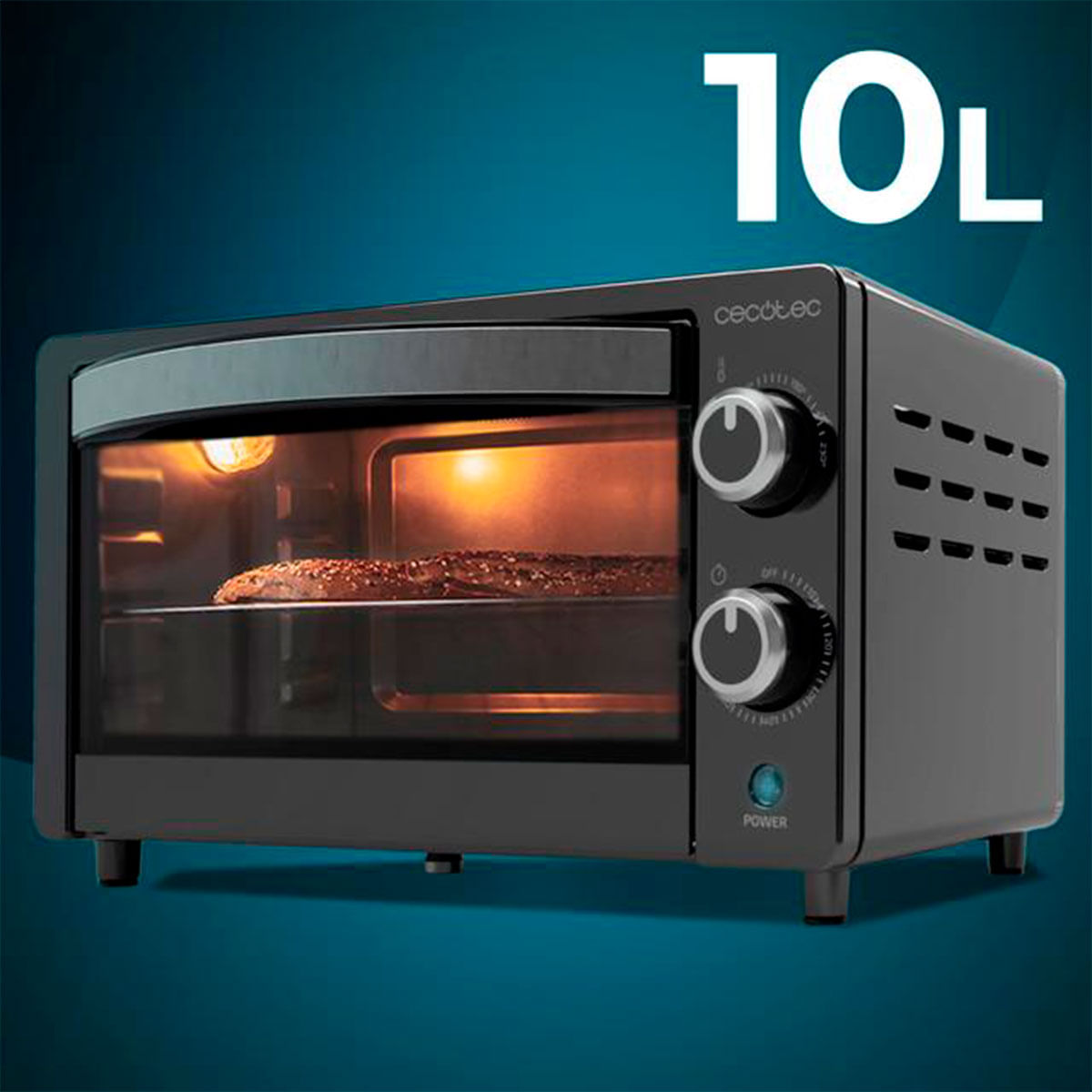 Horno de sobremesa Cecotec Bake&Toast 1090 1000W 10L negro 3
