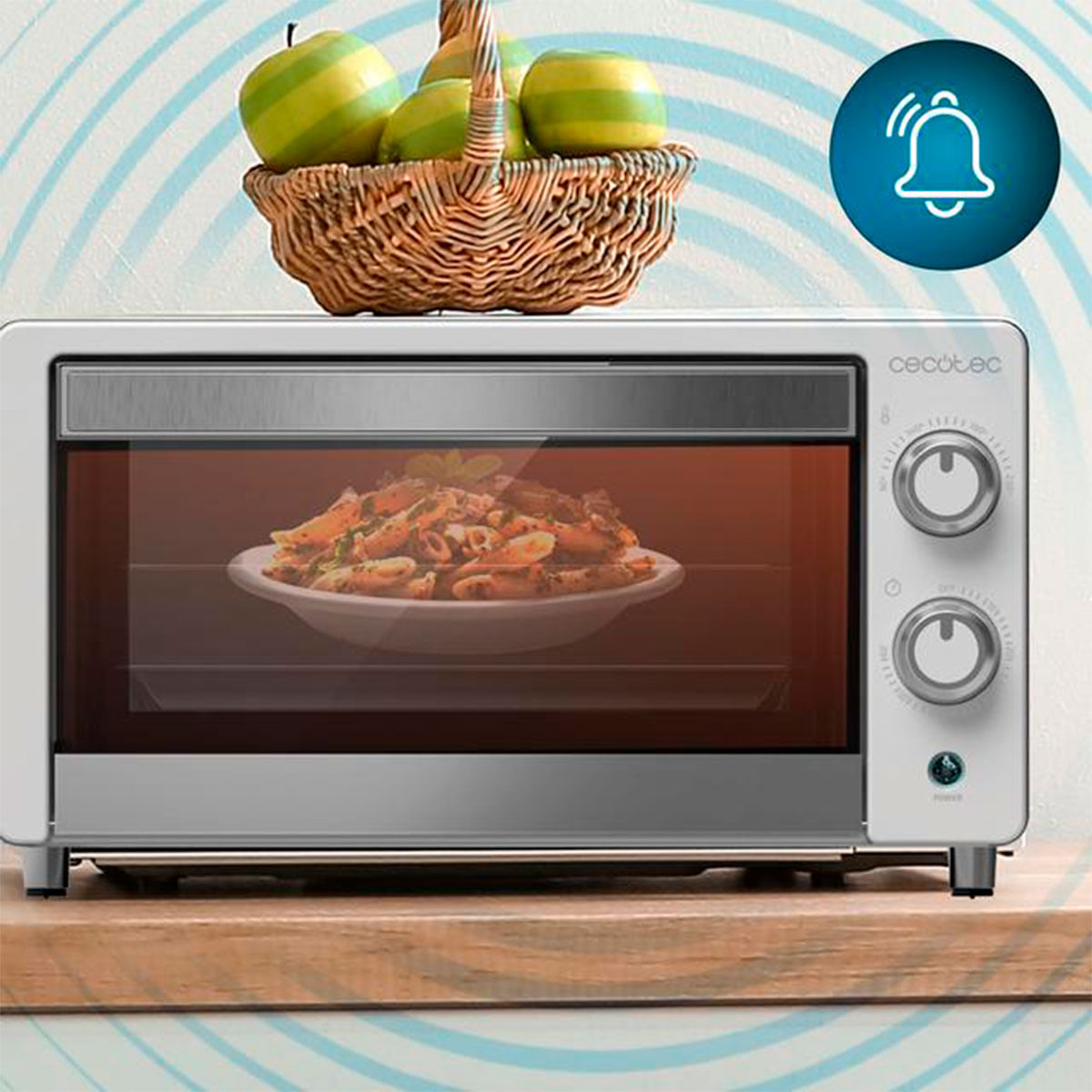 Horno de sobremesa Cecotec Bake&Toast 1090 1000W 10L blanco 4