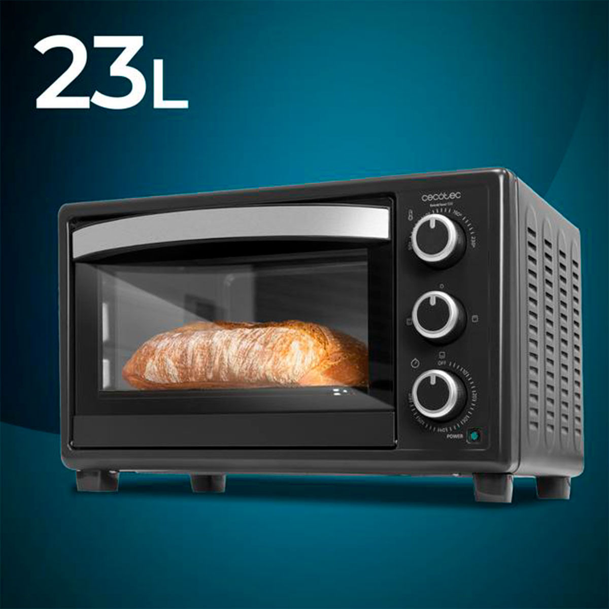 Horno de sobremesa Cecotec Bake&Toast 2300 1500W 23L negro 2
