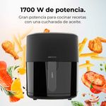 Freidora de aire Cecotec Cecofry Fantastik 6500 1700W 6,5L negro 2