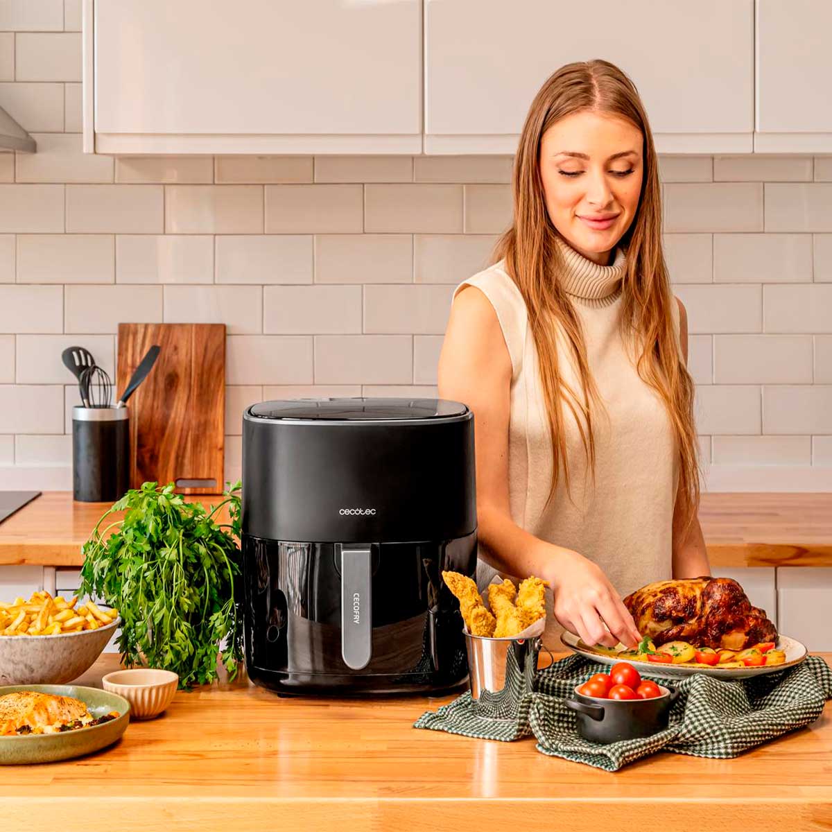 Freidora de aire Cecotec Cecofry Fantastik 6500 1700W 6,5L negro 7