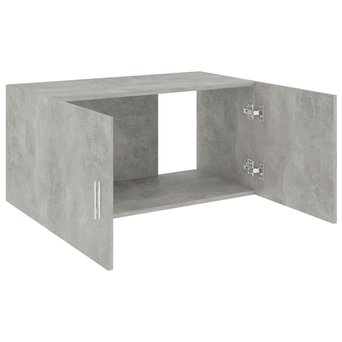 armario-de-pared-madera-cemento-abierto