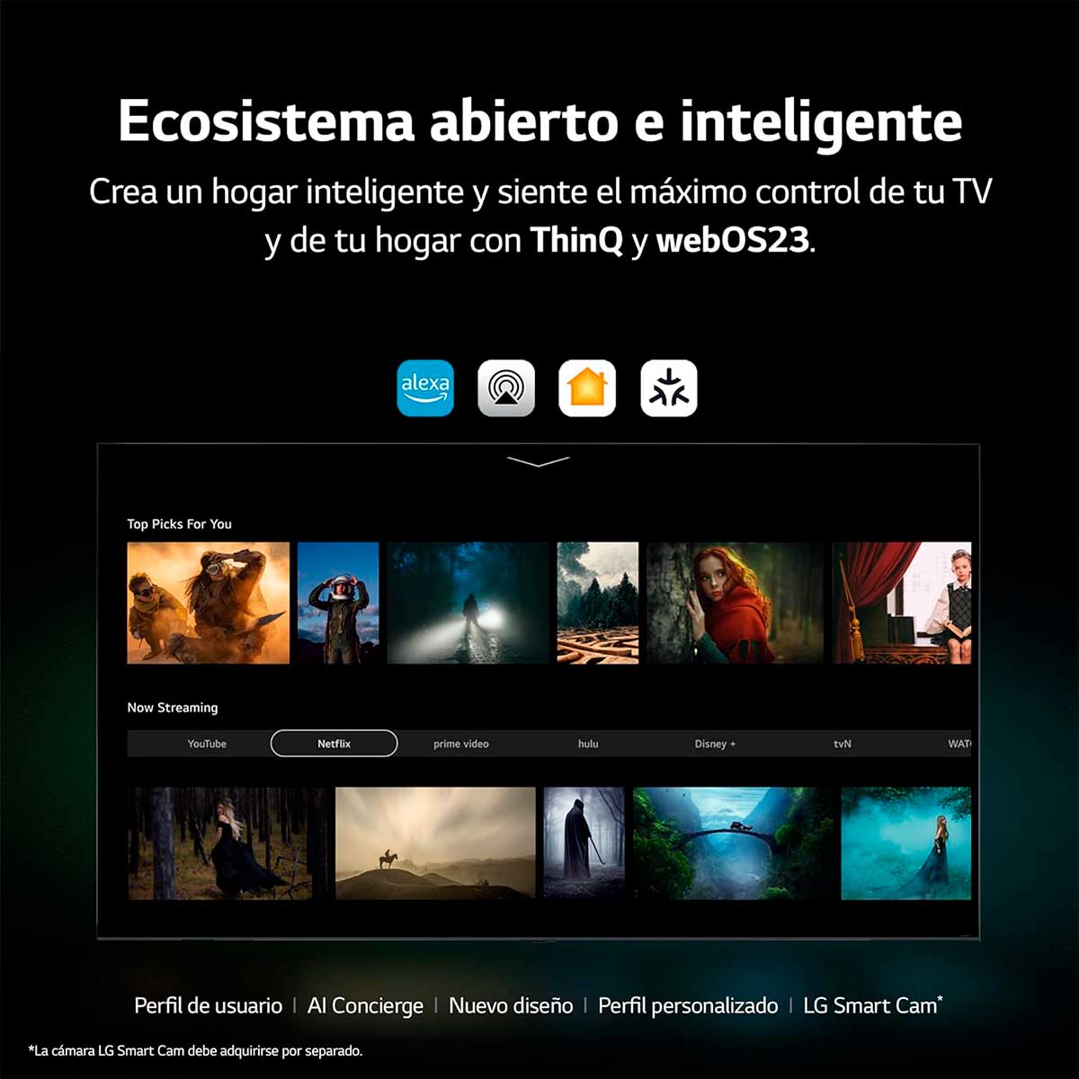 Televisor Smart TV LG 50QNED756RA Serie 75 4K UHD 50'' QNED E negro 6