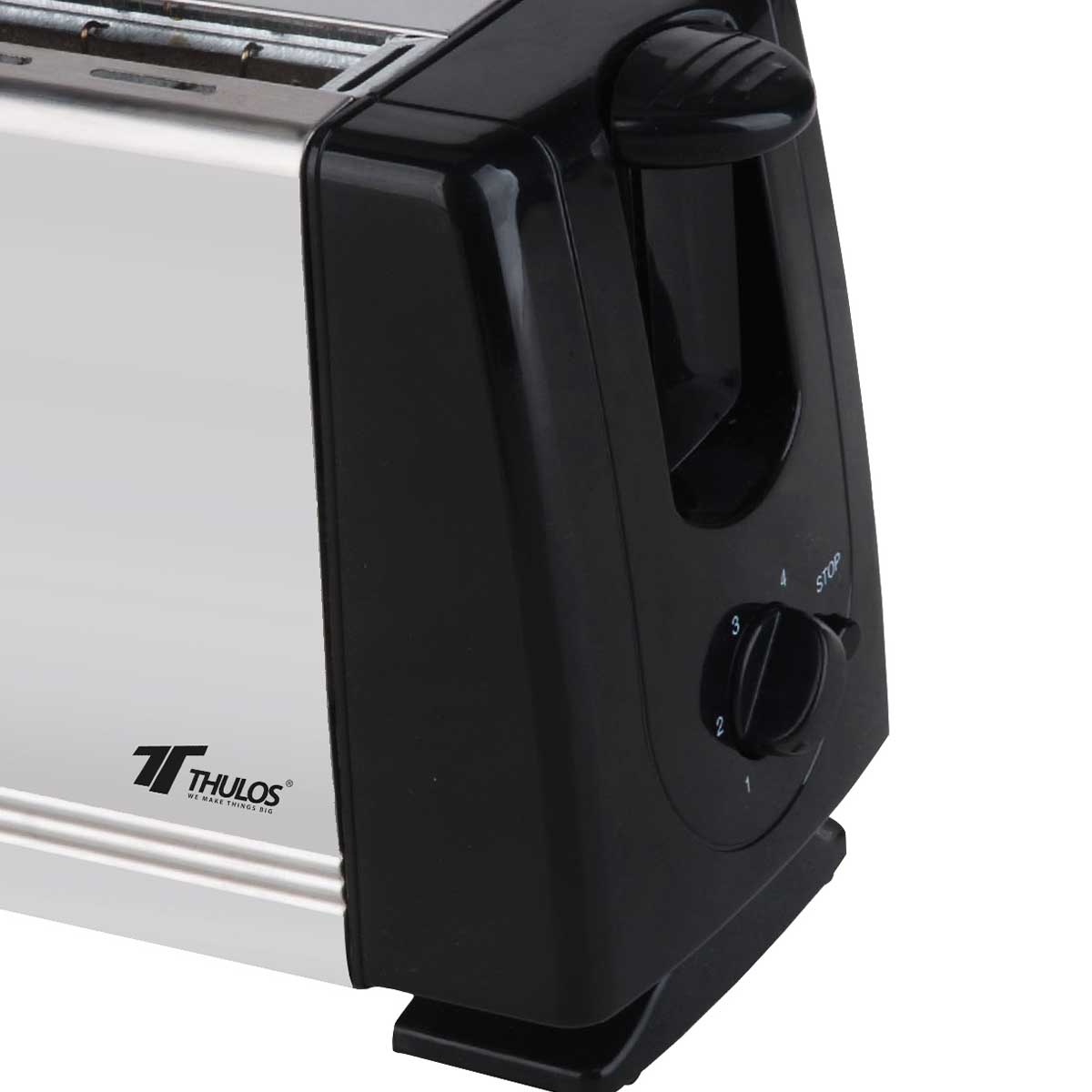 Tostador Thulos TH-TV100S 750W 2 ranuras negro/inox 2
