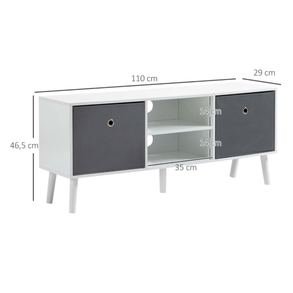 mueble-bajo-tv-homcom-medidas