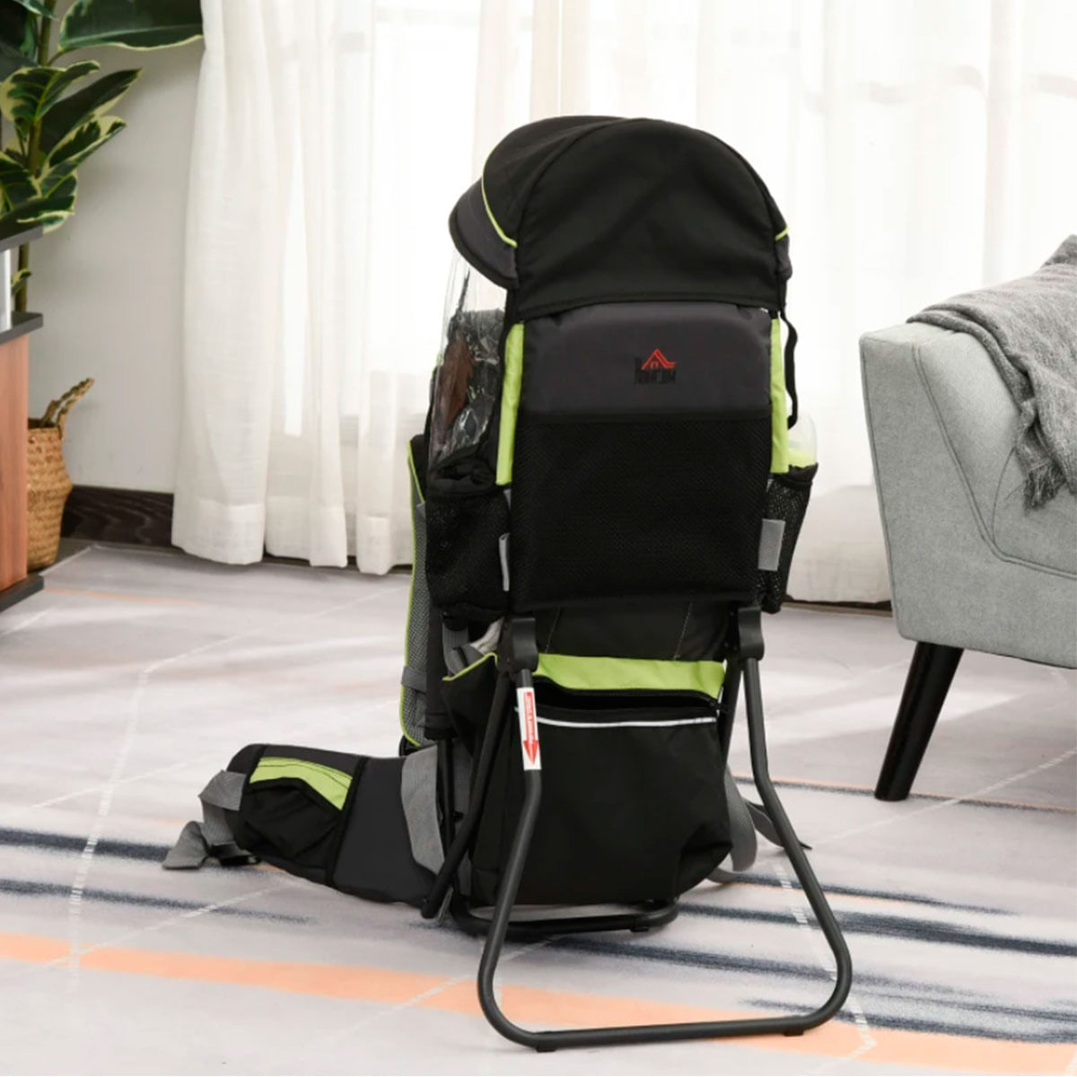 mochila-portabebes-homcom-trasera