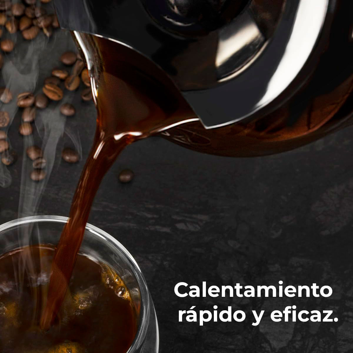 Cafetera de goteo Cecotec Coffee 56 800W 6 tazas inox 5