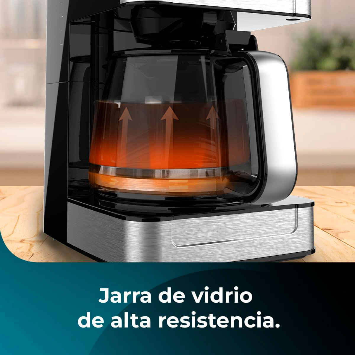 Cafetera de goteo Cecotec Coffee 56 800W 12 tazas inox 3